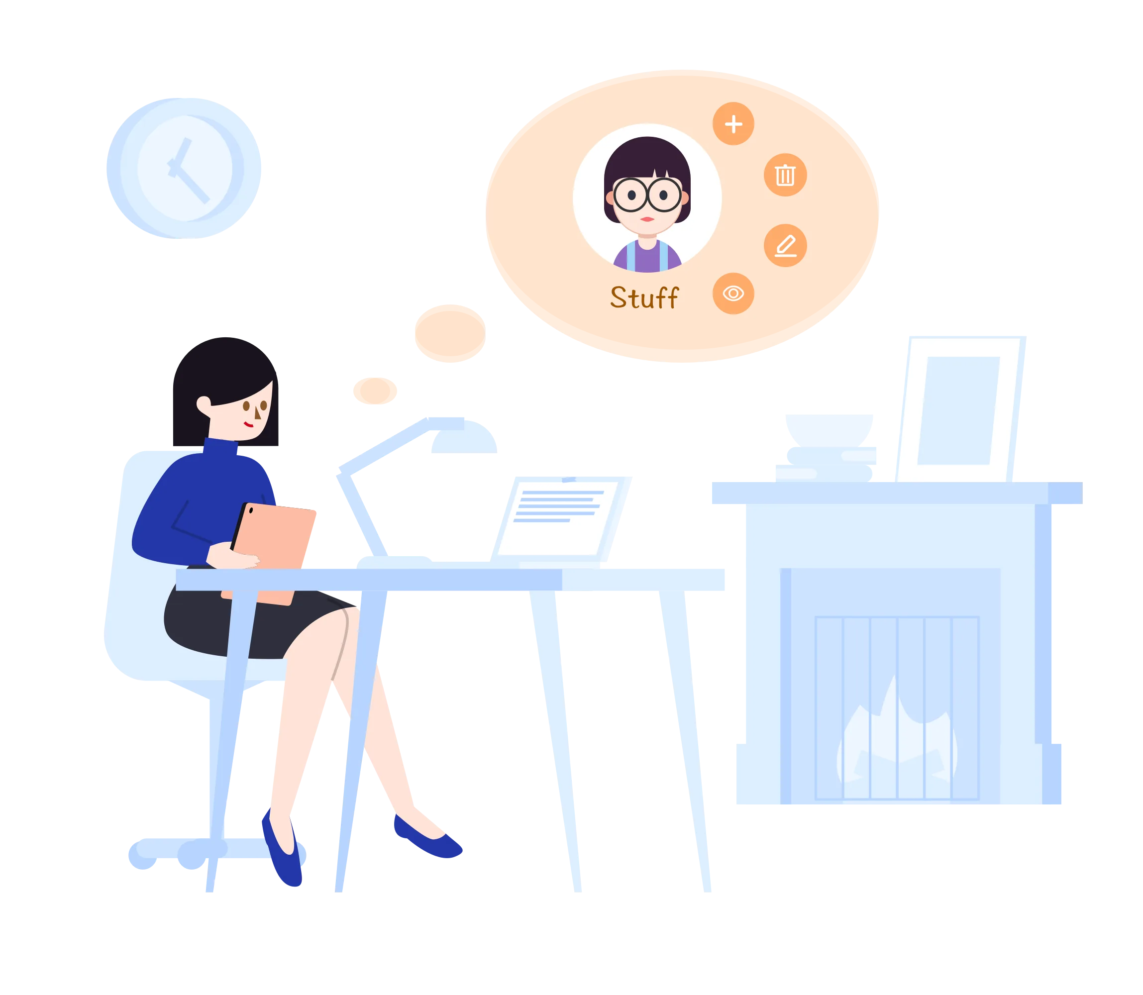 Client record service storyboard