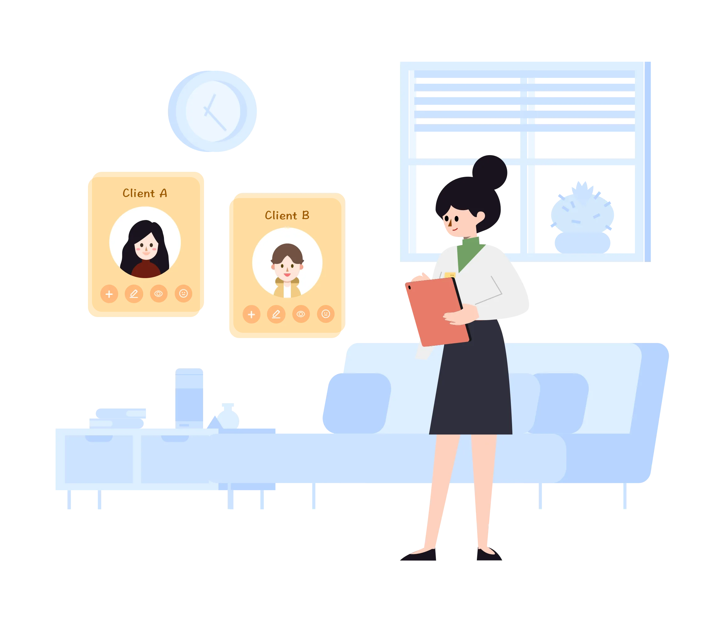 Client context service storyboard